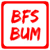 BFS BUM sticker BFS Bum Logo