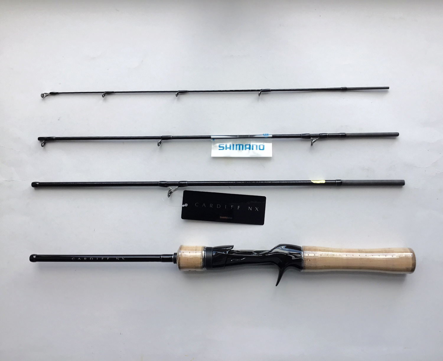 Four-piece baitcasting rod