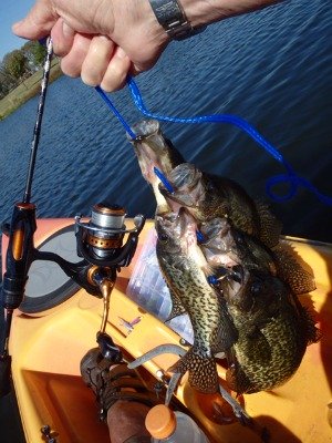 Kayak, crappies and 56XXUL-S