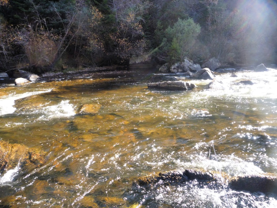 The river where the "lesson" occurred.