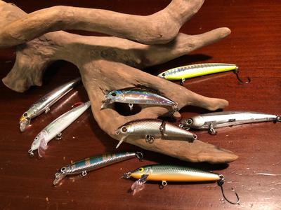 One lure - single hook minnow plugs