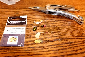 Wirecutters, needed to cut the hooks off Mepps spinners